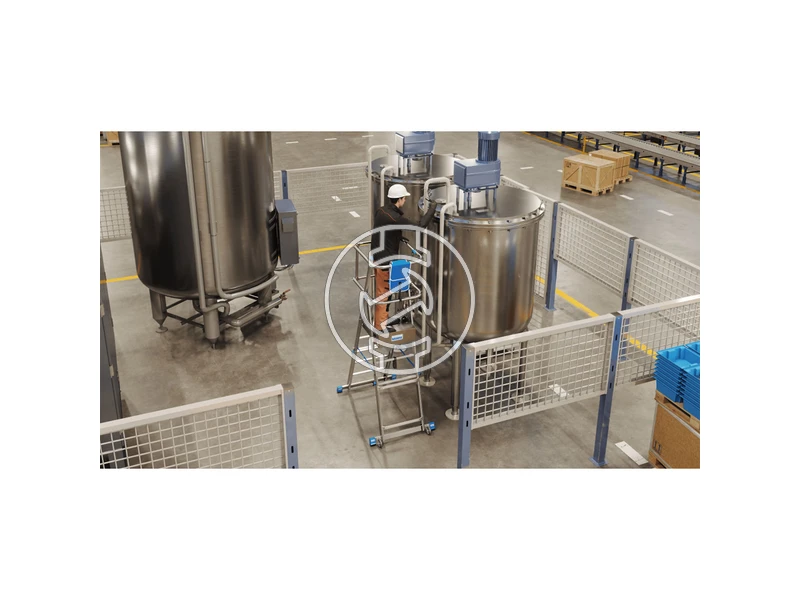 Krause SkyMatic teleszkópos dobogós létra 1x3-5