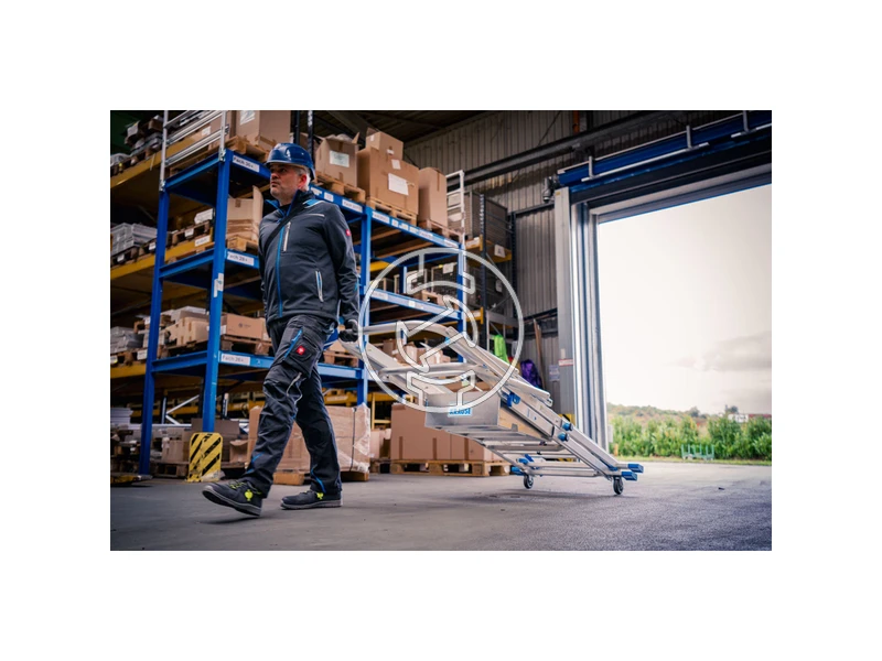 Krause SkyMatic teleszkópos dobogós létra 1x3-5