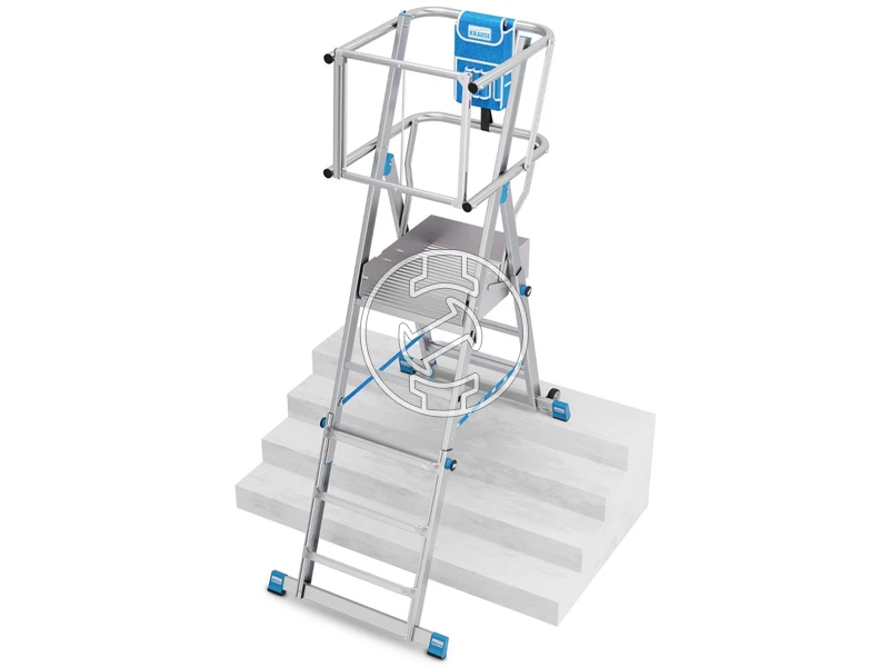 Krause SkyMatic teleszkópos dobogós létra 1x3-5