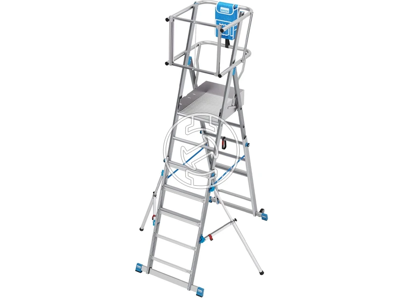 Krause SkyMatic teleszkópos dobogós létra 1x5-9