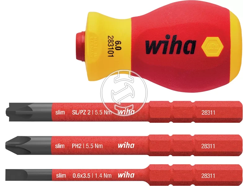 Wiha slimVario 4 részes szigetelt multibit csavarhúzó