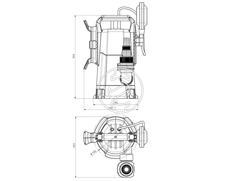 Metabo SP 120-35 S búvárszivattyú szennyezett vízre
