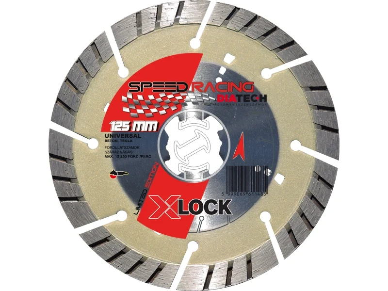 Kép: Speed Raching Slant turbo 125x222x10mm Xlock gyemant vagotarcsa univerzalis.webp