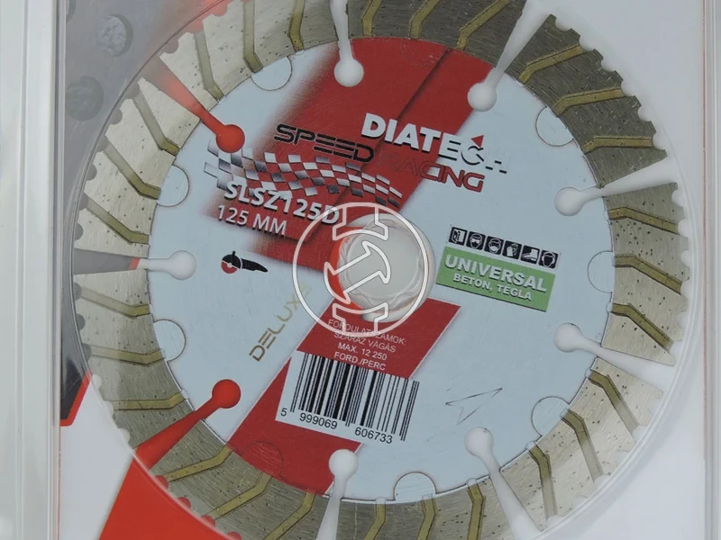 Kép: Speed Racing szegmenses DELUX 125x222x15 mm gyemant vagotarcsa universal.webp