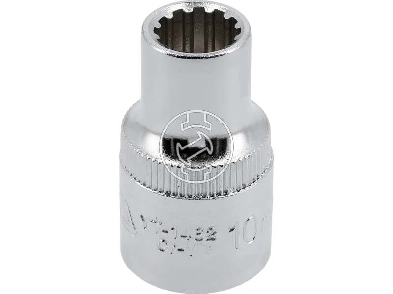 Kép: Spline bordas dugokulcsfej 12 hajtas 10 mm 38 mm hossz.webp