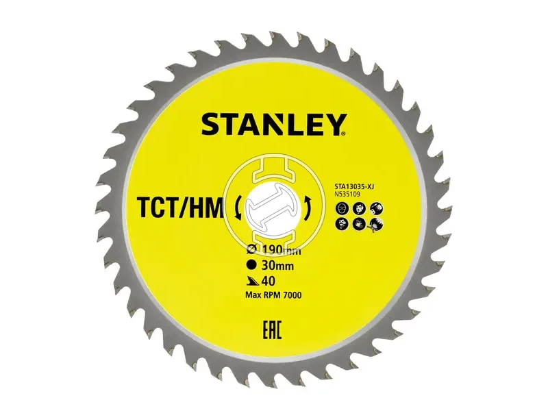 Stanley STA13035-XJ körfűrészlap 190 x 30 x 40T