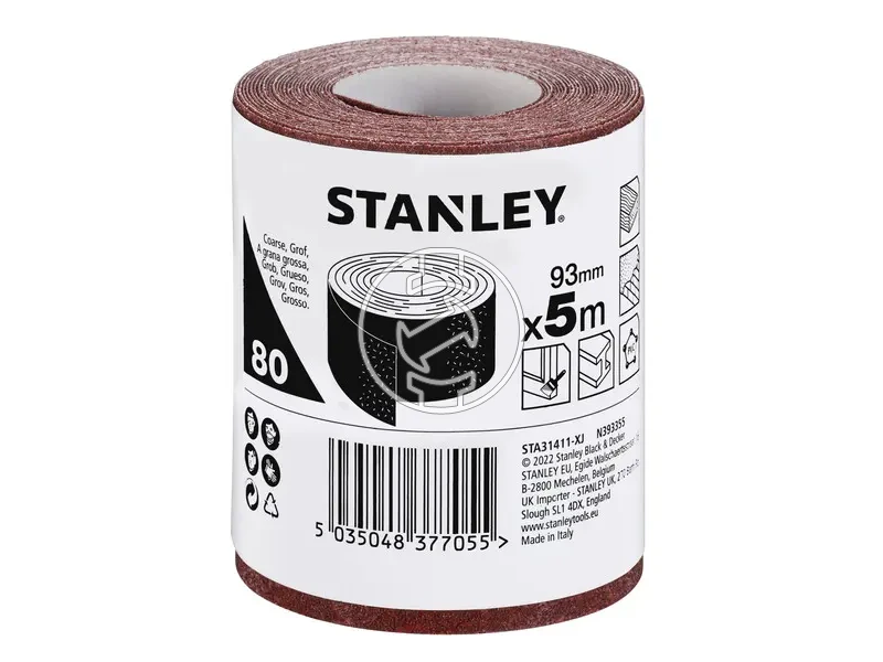 Stanley csiszolópapír tekercs 93mmx5m