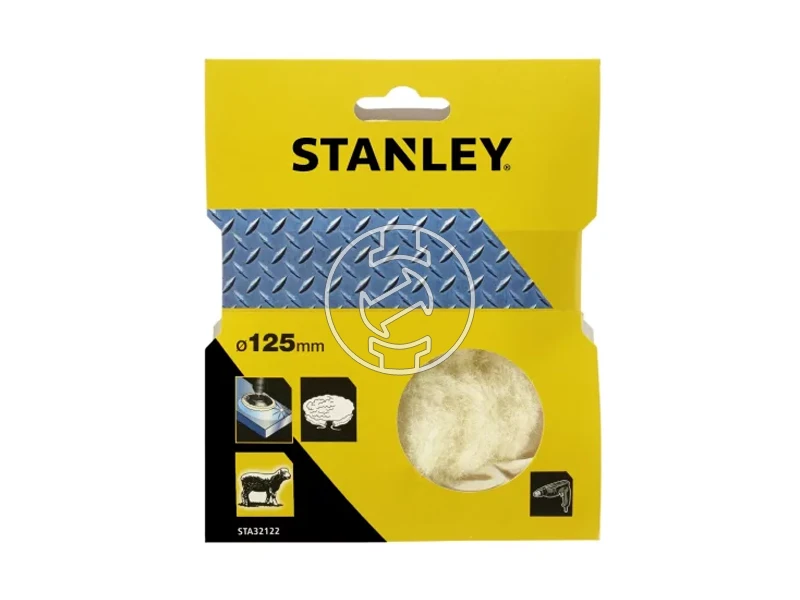Stanley polírozósapka 125mm