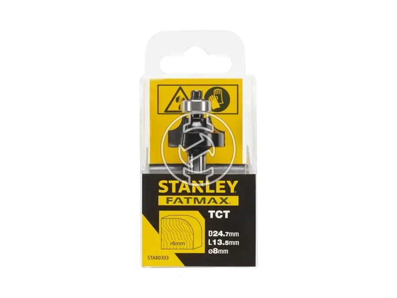 Stanley felsőmaró fej 13 x 24,7 mm x 8 mm | Horonymaró, Élmaró, Profilmaró