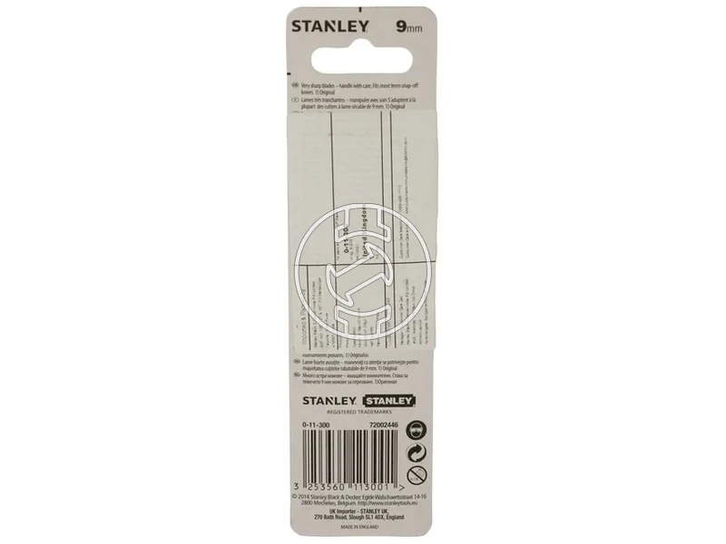Kép: Stanley 0-11-300 tapetavagohoz penge 9 mm 10 buc_7.webp