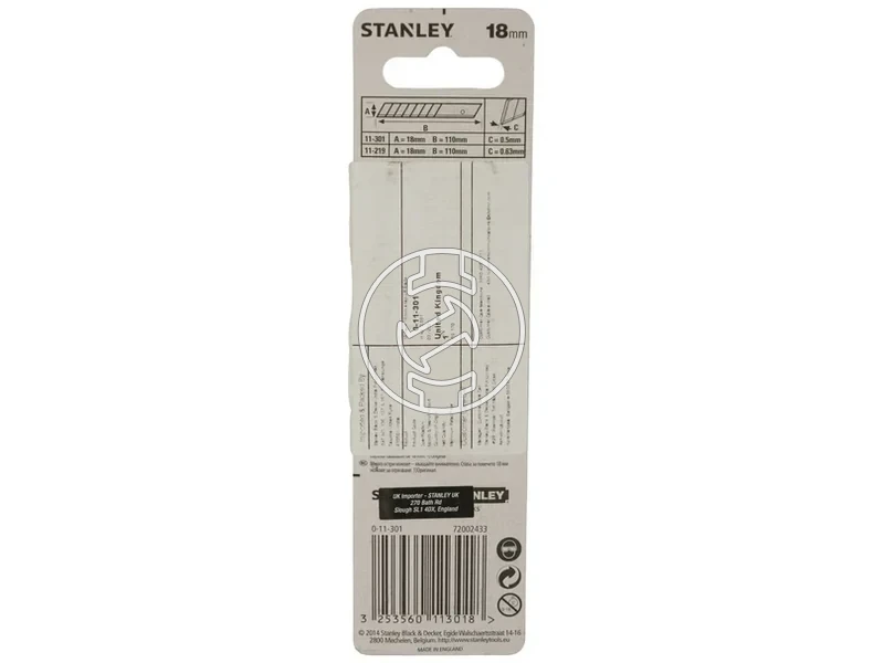Kép: Stanley 0-11-301 tapetavagohoz penge 18 mm 10 buc_3.webp