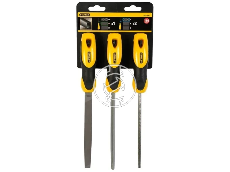 Kép: Stanley 0-22-445 reszelo keszlet kerek lapos haromszog 150 mm_1.webp
