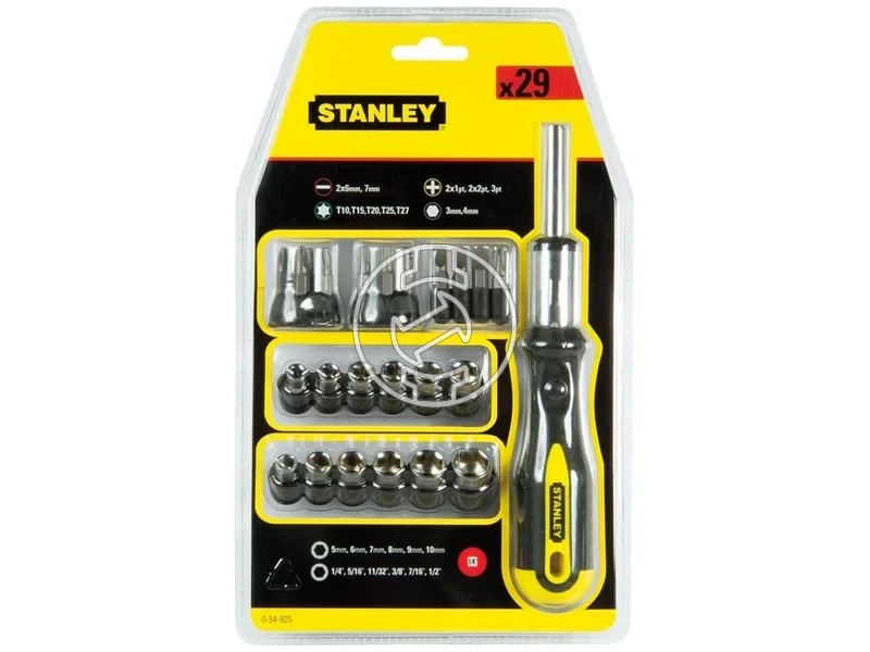Kép: Stanley 0-54-925 bit-es dugokulcs keszlet 29 reszes_1.webp