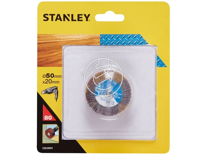 Kép: Stanley aluminium lamellas csiszolohenger 50 x 20 mm 80g_1.webp