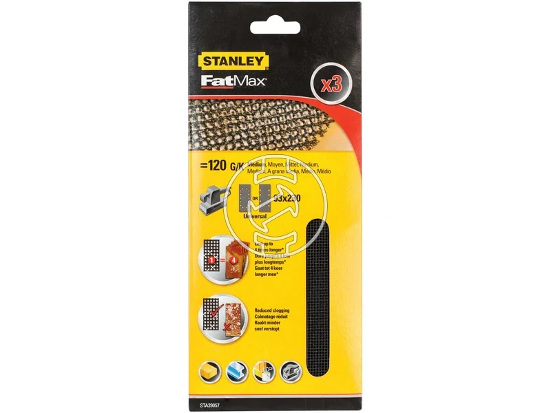 Kép: Stanley csiszolohalo keszlet 93 x 230 mm 3 db P120_1.webp
