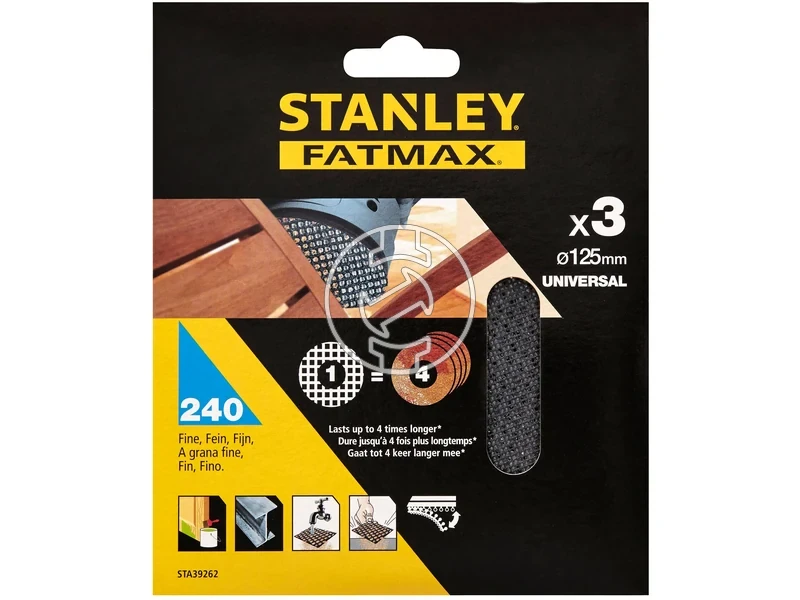 Kép: Stanley excenter csiszolohalo keszlet 125 mm 3 db P240_1.webp