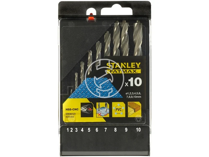 Kép: Stanley FatMax femfuro keszlet 1-10 mm 10 reszes_1.webp