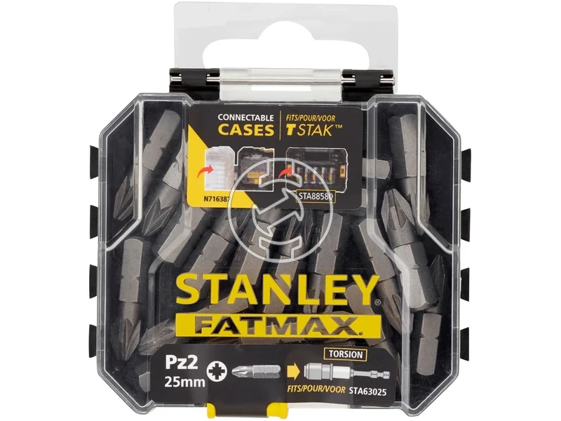 Kép: Stanley FatMax pozidrive behajtobit PZ2 25 mm 20 db_0.webp