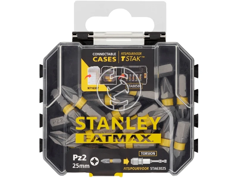 Kép: Stanley FatMax pozidrive behajtobit PZ2 25 mm 20 db_2.webp