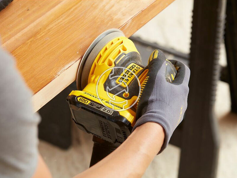 Stanley FatMax SFMCW220D1S-QW akkus excentercsiszoló