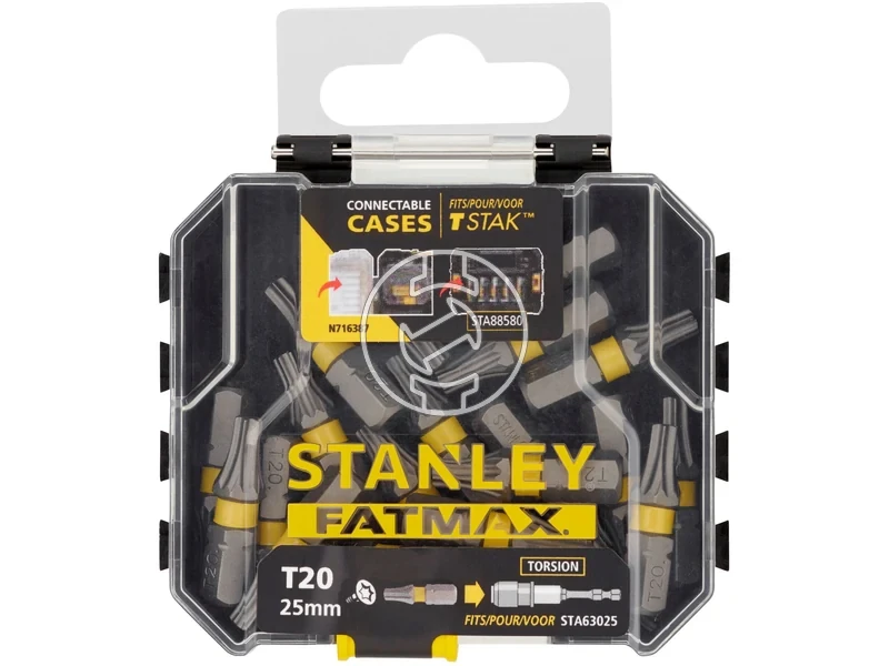 Kép: Stanley FatMax torx behajtobit T20 25 mm 20 db_2.webp
