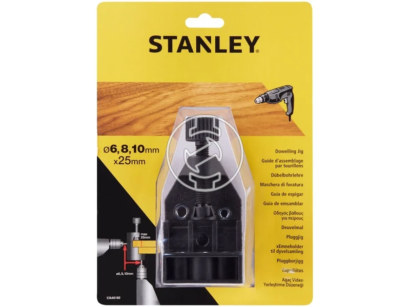 Kép: Stanley furovezeto furashoz es lyukfureszhez 6 mm 8 mm 10 mm x 25 mm_1.webp