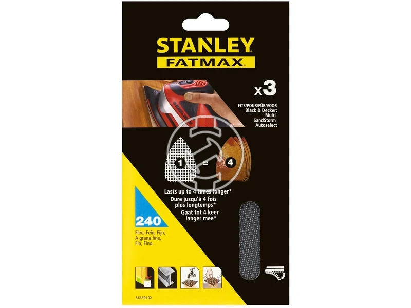 Kép: Stanley multicsiszolo csiszolohalo keszlet 115 x 280 mm 3 db P240_1.webp