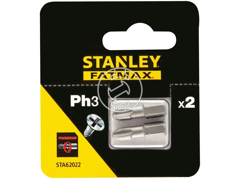Kép: Stanley phillips behajtobit PH3 25 mm 2 db_1.webp