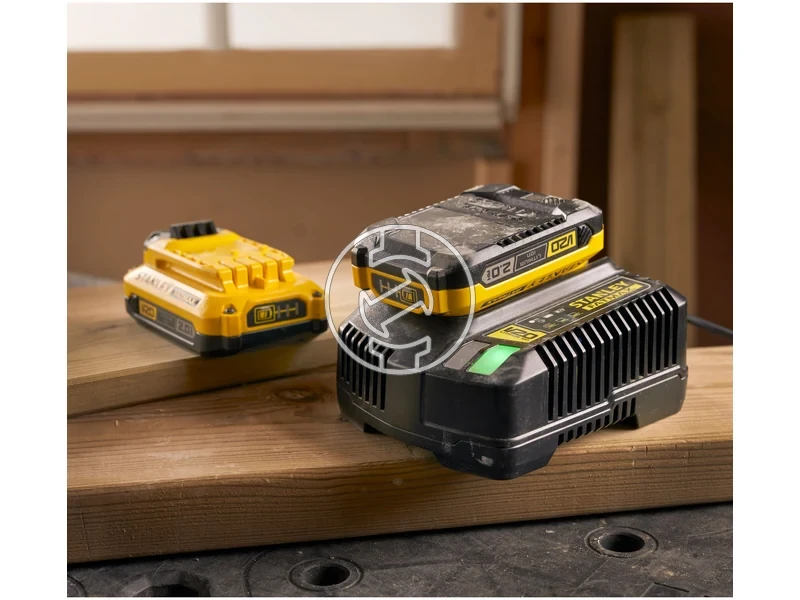 Kép: Stanley SFMCB12D2-QW akkumulator es tolto szett 20V MAX 2 x 2.0Ah_2.webp