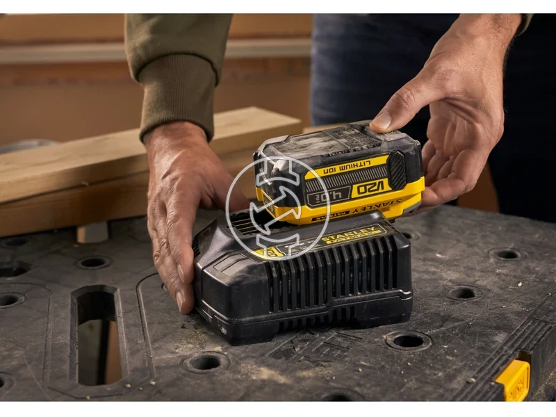 Kép: Stanley SFMCB14M1-QW akkumulator es tolto szett 20V MAX 1 x 4.0 Ah_1.webp