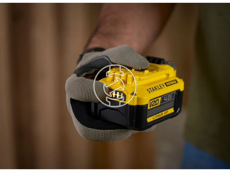 Kép: Stanley SFMCB14M1-QW akkumulator es tolto szett 20V MAX 1 x 4.0 Ah_4.webp