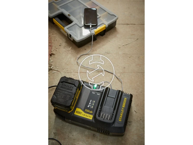 Kép: Stanley SFMCB24-QW akkumulatortolto szerszamgepekhez V20 4A_4.webp