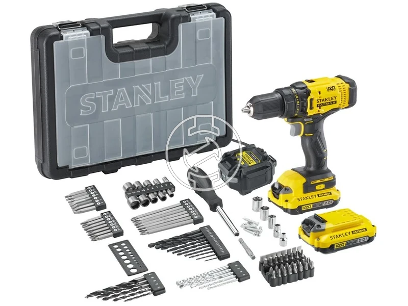 Kép: Stanley SFMCD700D2A-QW akkus furocsavarozo tokmanyos 100 db 2 x 2Ah_0.webp