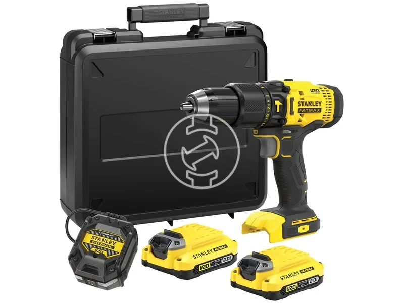 Kép: Stanley SFMCD711D2K-QW akkus utvefuro-csavarozo V20 2 x 2.0 Ah_0.webp