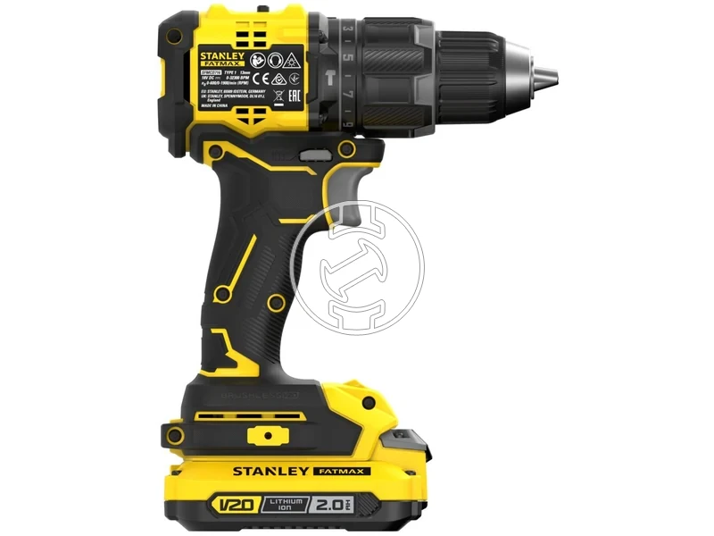 Kép: Stanley SFMCD716D2T-QW akkus furocsavarozo tokmanyos V20 kefementes_5.webp
