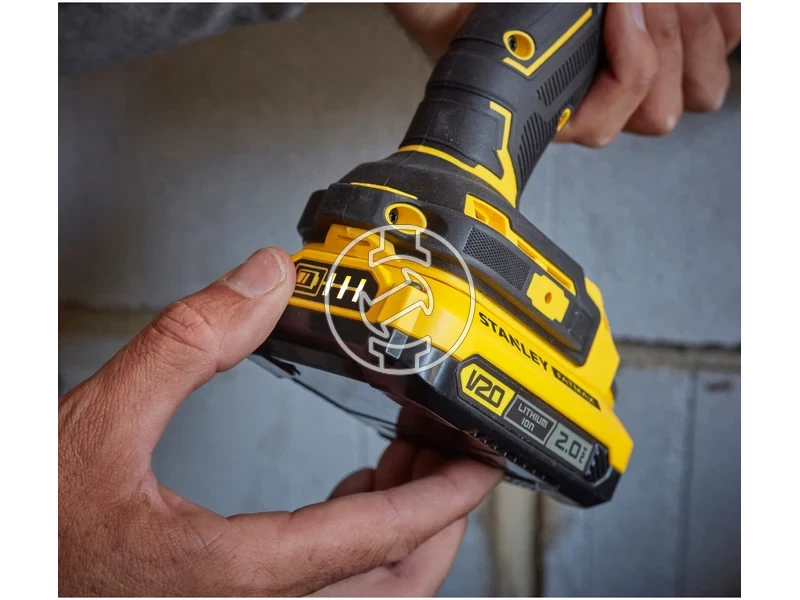 Kép: Stanley SFMCD721D2K-QW akkus utvefuro-csavarozo 20V MAX 2 x 2.0 Ah_5.webp