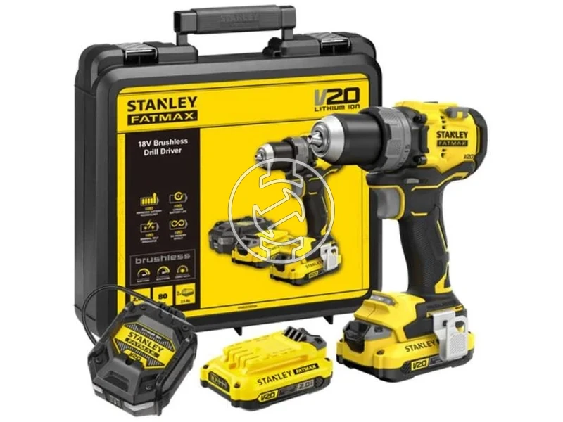 Kép: Stanley SFMCD725D2K-QW akkus furocsavarozo tokmanyos 18V 2x2Ah tolto koffer_17.webp