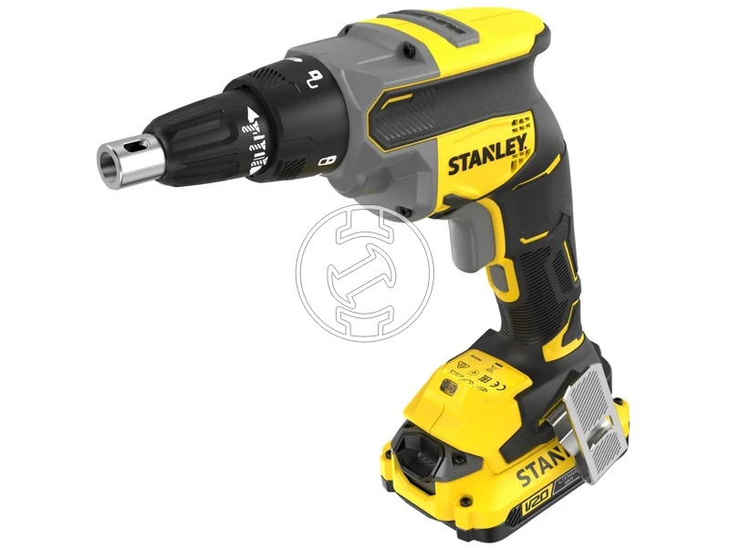 Kép: Stanley SFMCF600D1S-QW akkus csavarbehajto melysegutkozovel V20 kefementes 1 x 2.0 Ah_0.webp