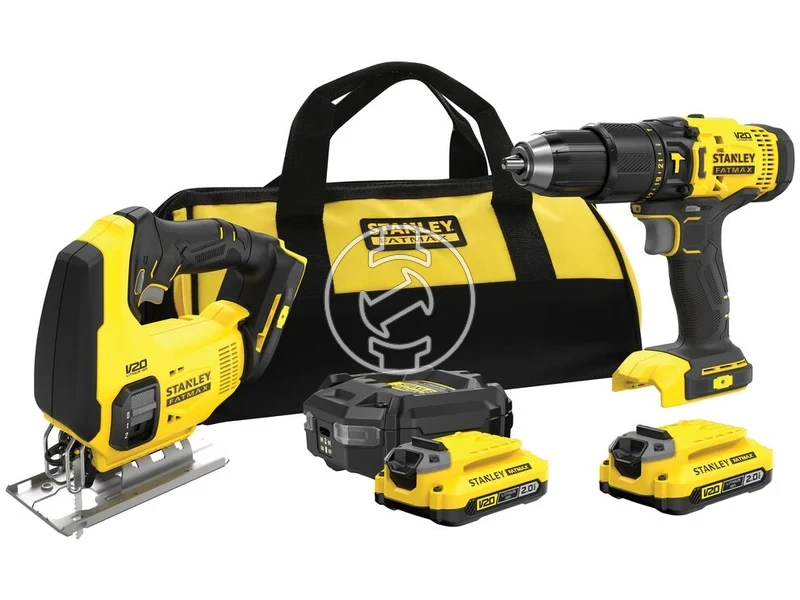 Kép: Stanley SFMCK212D2S-QW akkus gep szett V20 2 x 2.0 Ah_0.webp