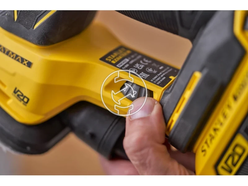 Kép: Stanley SFMCW221D1S-QW akkus rezgocsiszolo V20 1 x 2.0 Ah_6.webp