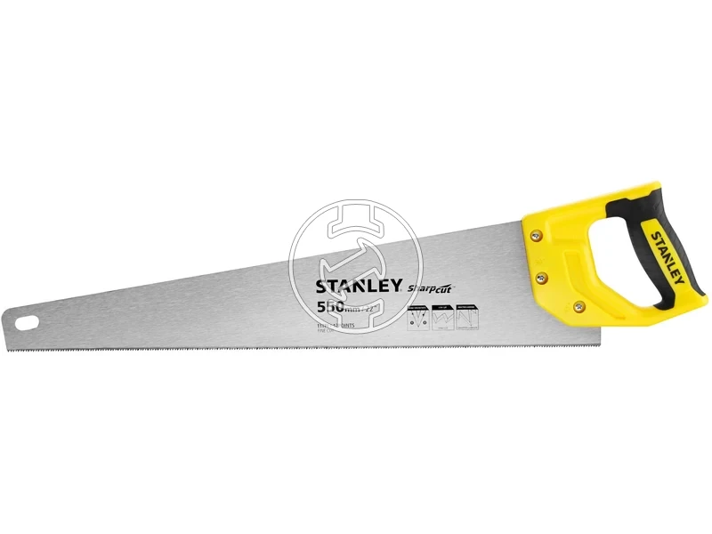 Kép: Stanley Sharpcut egykezes kezi furesz 11 TPI 550 mm_1.webp