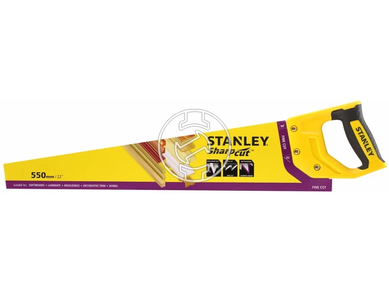 Kép: Stanley Sharpcut egykezes kezi furesz 11 TPI 550 mm_7.webp