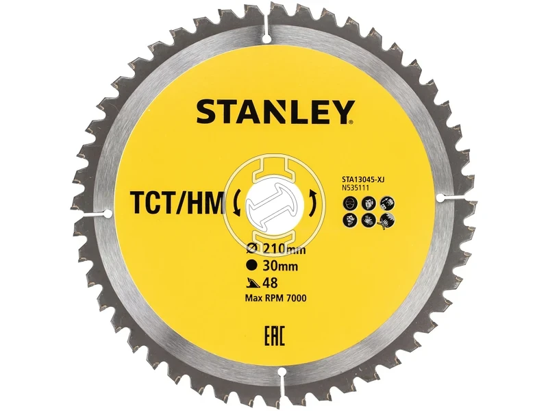 Kép: Stanley STA13045-XJ korfureszlap 210 x 30 x 48T_0.webp