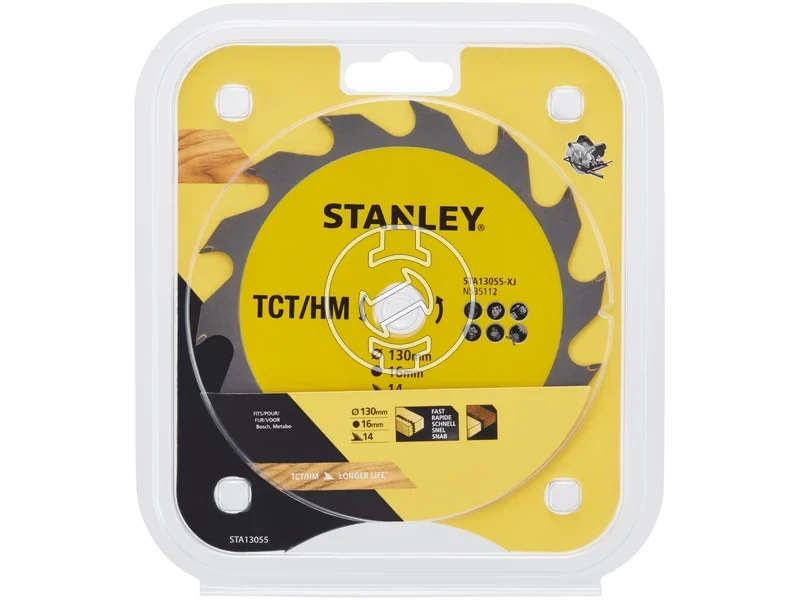 Kép: Stanley STA13055-XJ korfureszlap 130 x 16 x 14T_0.webp