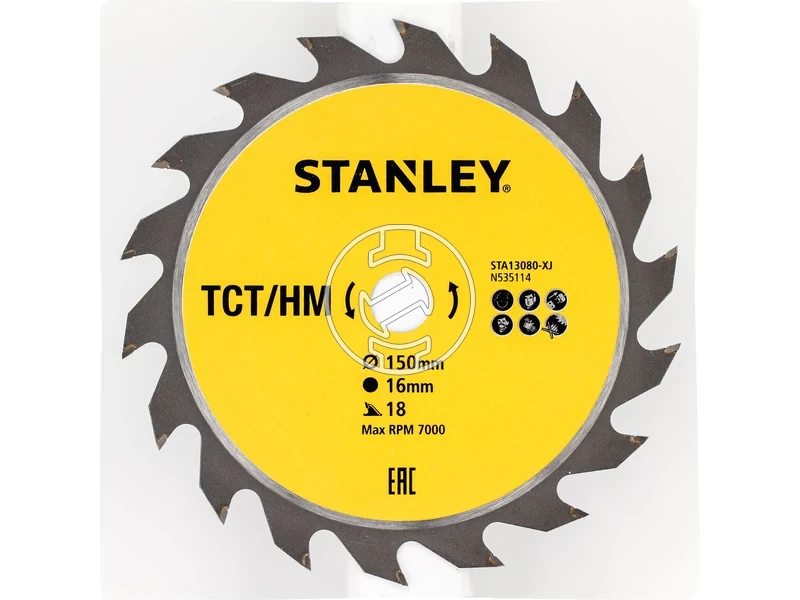Kép: Stanley STA13080-XJ korfureszlap 150 x 20 x 18T_1.webp