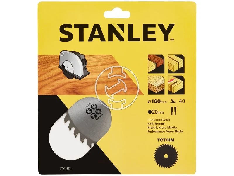 Kép: Stanley STA13255-XJ korfureszlap 160 x 20 x 40T_0.webp