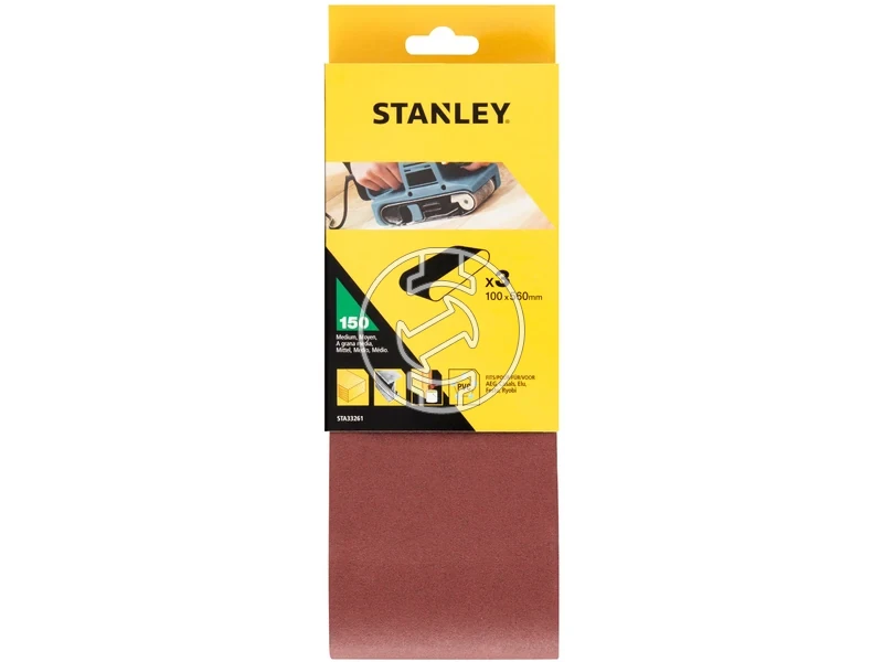 Kép: Stanley vegtelenitett csiszoloszalag 100 x 560 mm 150g_1.webp