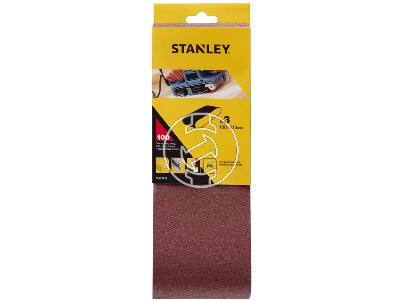 Kép: Stanley vegtelenitett csiszoloszalag 100 x 610 mm 100g_1.webp