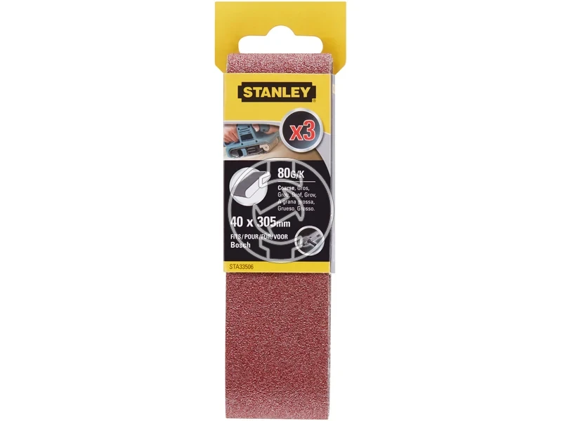Kép: Stanley vegtelenitett csiszoloszalag 40 x 305 mm 80g_1.webp