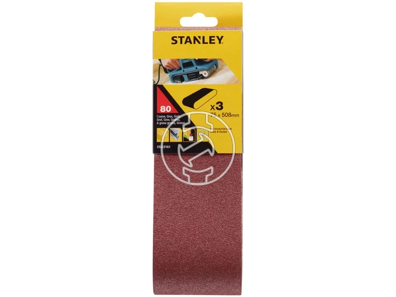 Kép: Stanley vegtelenitett csiszoloszalag 75 x 510 mm 80g_1.webp
